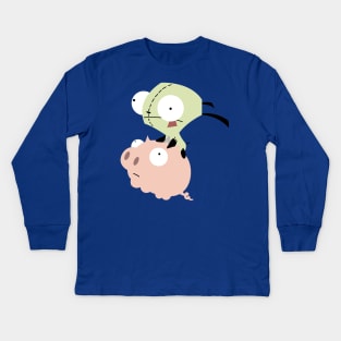 Invader Gir? Kids Long Sleeve T-Shirt